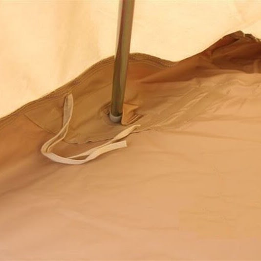 3m bell tent australia Sibley 300 Ultimate pole footing and 'bathtub' floor