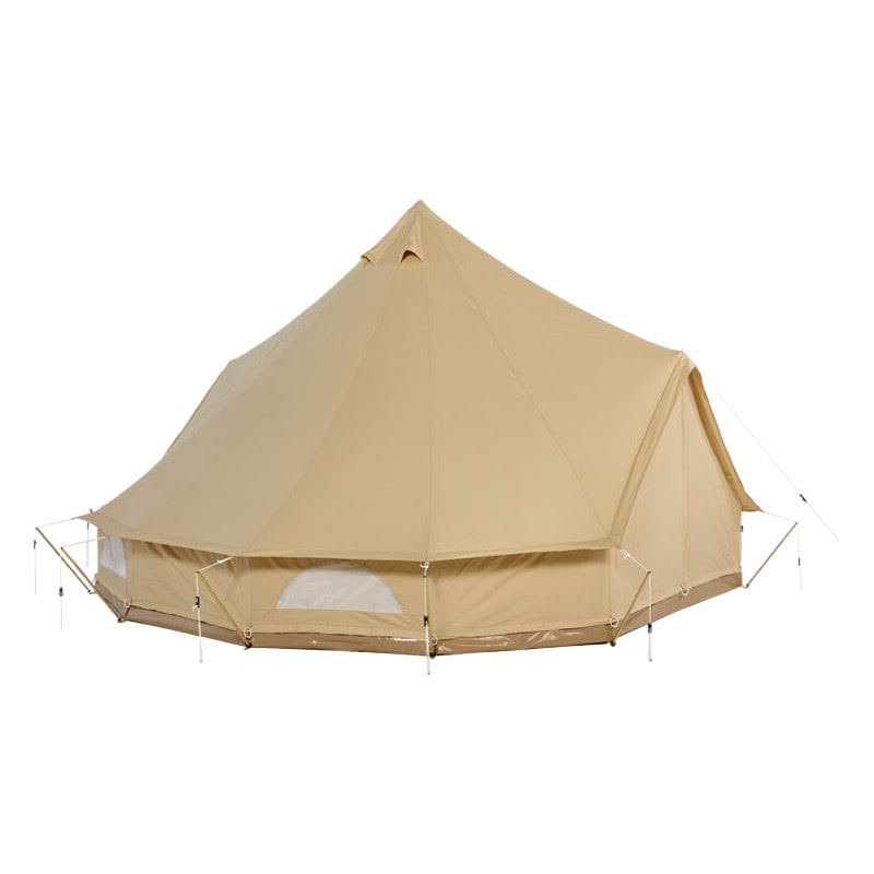 4 person tent Sibley 500 Protech Double Door white background side view doors and sidewalls closed