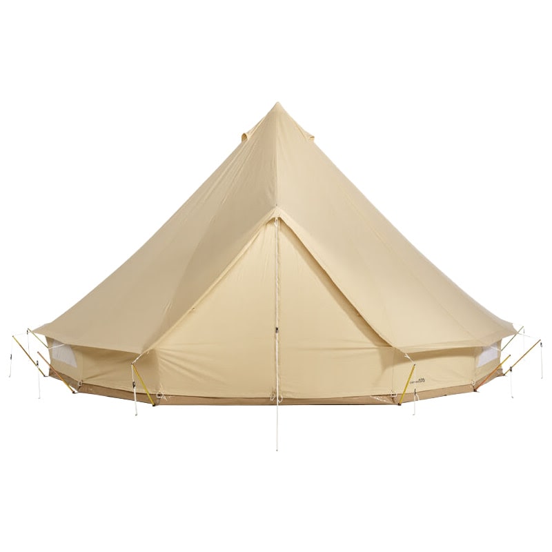 6 person tent Sibley 600 Protech Double Door White Background front view everything closed