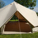 8 man tent Sibley 700 Ultimate Quad Door view inside from just outside one of the doors