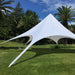 CanvasCamp Starshade 1300 Pro Tent set up on a golf course