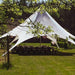 CanvasCamp Starshade 1700 Pro Tent set up for a wedding banquet