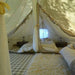 Inner Tent 600 Twin with glamping furniture and bed