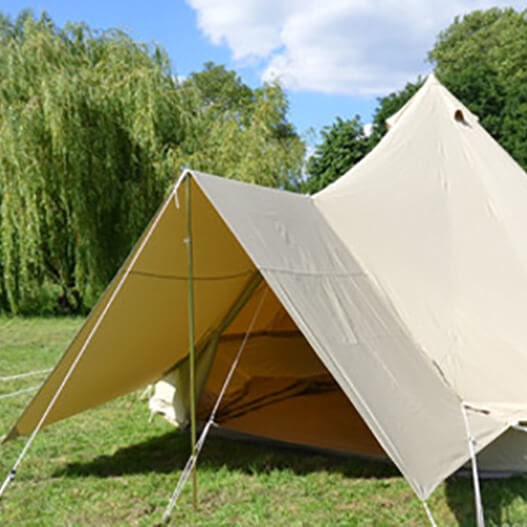 Tent Connector can also be an awning