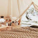 bell tent 4m Sibley 400 Pro view inside with furniture set up