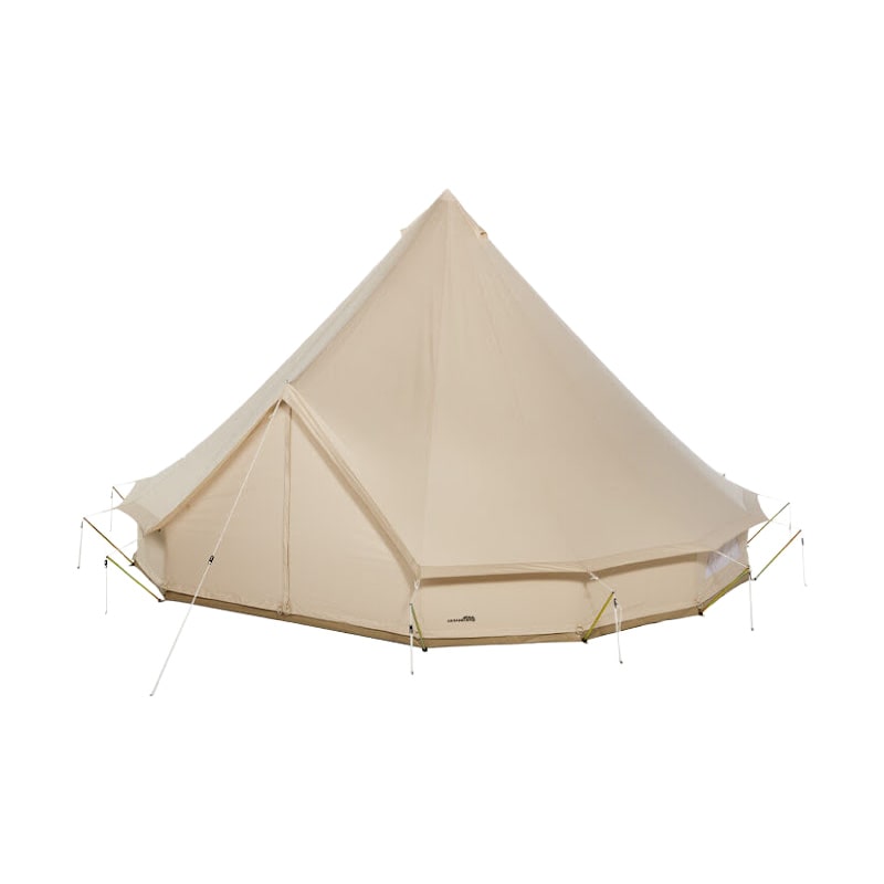 six person tent Sibley 600 Ultimate White Background side view everything closed